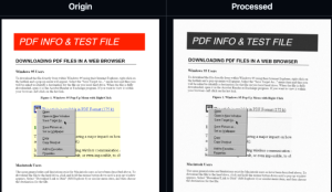 一个能够让 PDF 看起来就像是扫描件一样的纯前端网站-浩瀚博客