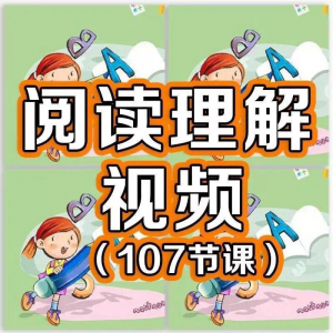小学阅读理解视频课程教程技巧电子版三四五六年级通用-淘宝虚拟仓